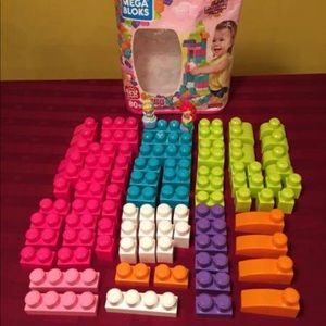 Mega Blocks (pre school) big building bag blocks